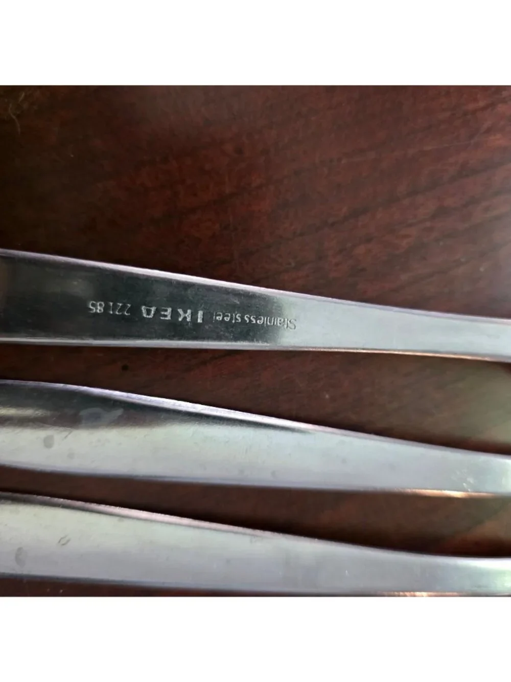 Set Of 7 Ikea 22185 Stainless Steel Dinner Forks Flatware Silverware